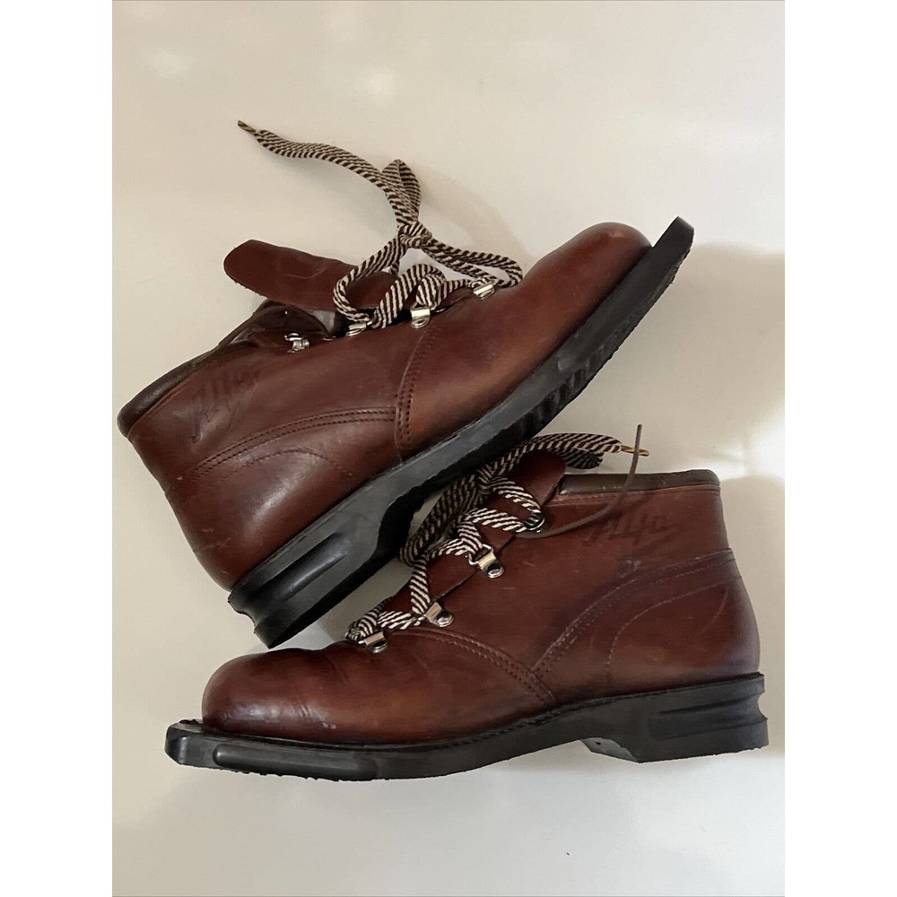 Alfa VULC Cross Country 3-Pin Leather Ski Boots Size EU 35 Made In Norway